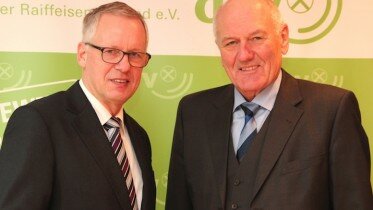 DRV-Generalsekretär Dr. Henning Ehlers und DRV-Präsident Manfred Nüssel. Quelle: obs/DRV