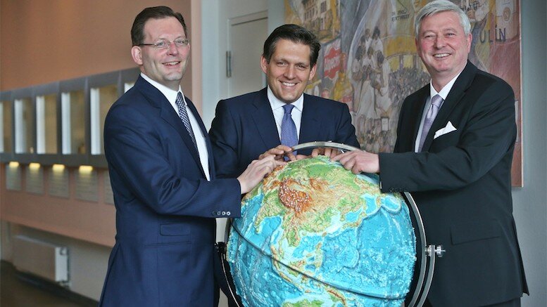Die Geschäftsführung der Dr. Wolff-Gruppe (von links nach rechts): Christoph Harras-Wolff, Eduard R. Dörrenberg und Carsten Heins. Quelle: obs/Dr. Wolff-Gruppe